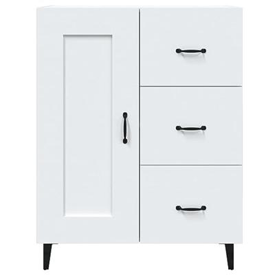 Dressoir 69,5x34x90 cm bewerkt hout wit