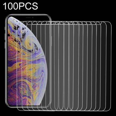 100 stuks 9H 2.5D getemperd glas Film voor iPhone XS / X