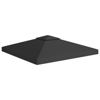VidaXL Prieeldak 2-laags 310 g/m² 3x3 m zwart VidaXL Prieeldak 2-laags 310 g/m² 3x3 m zwart