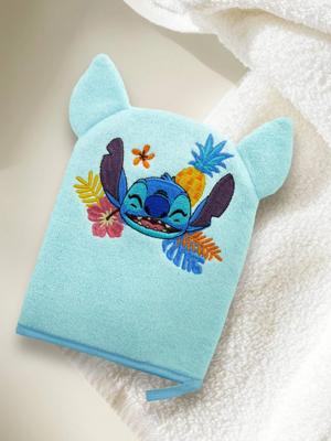 Leuk Disney® washandje geborduurd met het hoofd van Stitch hemelsblauw Leuk Disney® washandje geborduurd met het hoofd van Stitch hemelsblauw