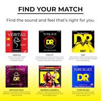 DR Strings JZ-12 Tite-Fit 12-52 set snaren voor elektrische gitaar - thumbnail