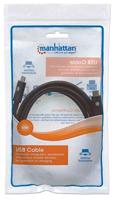 Manhattan 354905 USB-kabel USB 3.2 Gen1 USB-C stekker 2.00 m Zwart - thumbnail