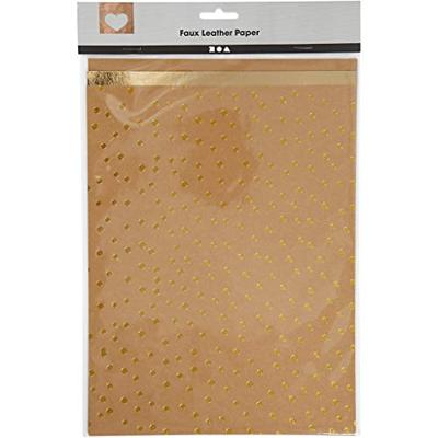 Creativ Company Faux leather papier, 3 vellen