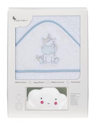 Interbaby badcape en nachtlamp 100 cm katoen Interbaby badcape en nachtlamp 100 cm katoen