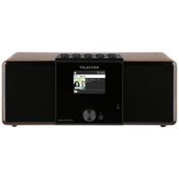 Telestar DIRA S32i CD EWF Multifunctionele Stereo Radio met CD-speler DAB+ / FM / Internet / Bluetooth Hout - 30-320-01 - thumbnail