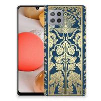 Samsung Galaxy A42 | TPU Case | Beige Flowers - thumbnail