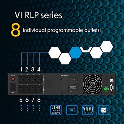 PowerWalker VI 2000 RLP Line-interactive 2 kVA 1800 W 8 AC-uitgang(en)