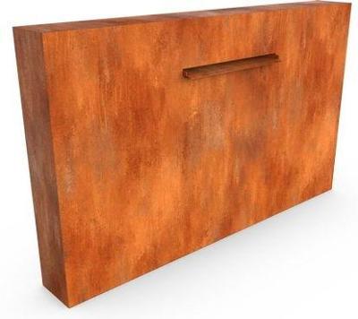 Cascadi Cortenstaal Watervalelement naast vijver 1250 x 250 x 1200 mm Geroba - Geroba Cascadi Cortenstaal Watervalelement naast vijver 1250 x 250 x 1200 mm Geroba - Geroba