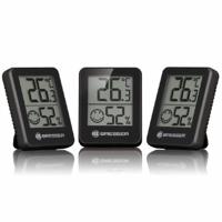 Bresser Temeo Hygro Indicator 3 unit Set Black - thumbnail