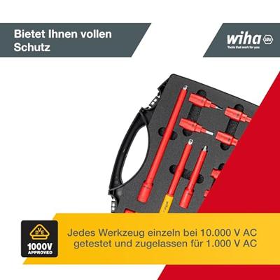 Wiha 43023 | Ratelsleutelset | Geisoleerd | 3/8" | 21-delig - 43023 - thumbnail
