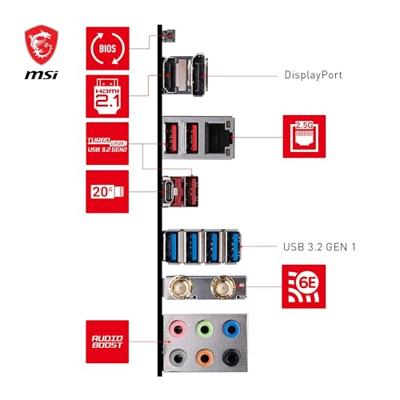 Moederbord AMD MSI B650 GAMING PLUS WIFI