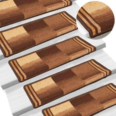 VidaXL Trapmatten zelfklevend 10 st 65x21x4 cm bruin VidaXL Trapmatten zelfklevend 10 st 65x21x4 cm bruin
