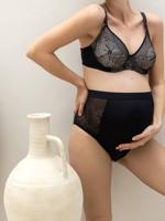 Zwangerschapsslip met hoge taille Dhalia CACHE COEUR zwart - thumbnail