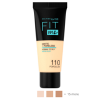 Maybelline - Fit Me Matte + Poreless Foundation - 110 Porcelain - thumbnail
