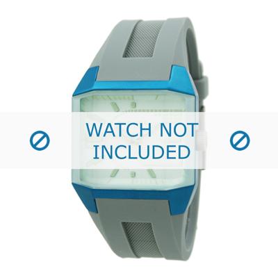 Diesel horlogeband DZ1387 Silicoon Grijs 20mm