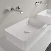 Villeroy & Boch Collaro opzetwastafel - rechthoekig 56x36cm - zonder overloop zonder kraangat wit 4a205601 - thumbnail