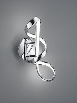 Trio Led wandlampPerugia chroom - R27091106