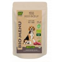 BF Petfood Biofood Organic Rund Bio Menu natvoer hond (zakjes 150 gram) 2 x (15 x 150 g) - thumbnail