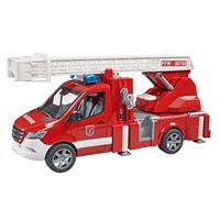 Bruder Brandweerauto met functionerende watersproeier - thumbnail