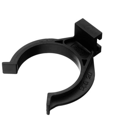 plintclip - zonder opschroefplaat - zwart