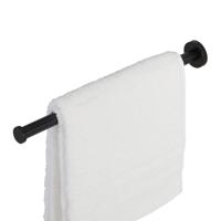 Geesa Nemox Handdoekrek 1 arm Zwart 916519-06 - thumbnail