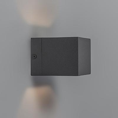 QAZQA Set van 4 moderne wandlampen antraciet - Transfer