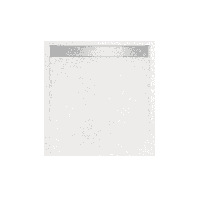 Douchebak Glans Wit Vierkant Zelfdragend Easy Tray 80x80x5cm Mat Wit - thumbnail
