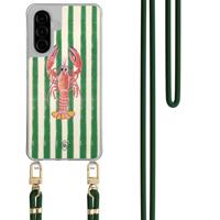Samsung Galaxy A26 hoesje met groen koord - Kreeft - thumbnail