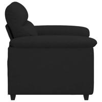 Fauteuil 60 cm stof zwart - thumbnail