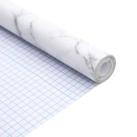 VidaXL Meubelfolies zelfklevend 90x500 cm pvc marmerwit - thumbnail