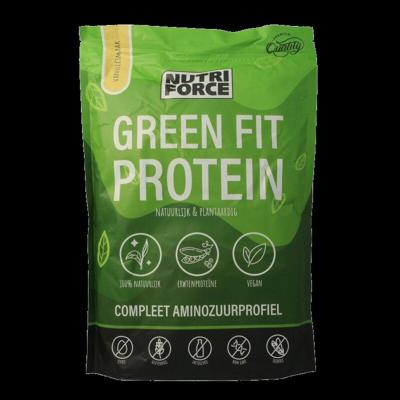 Nutriforce Green fit protein vanille 700 Gram