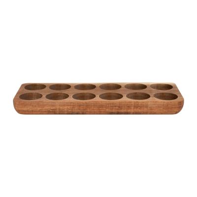 Eiertray hout - voor 12 eieren Eiertray hout - voor 12 eieren