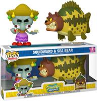 Spongebob Squarepants 2-Pack Funko Pop Vinyl: Squidward & Sea Bear - thumbnail