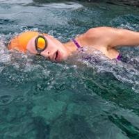 Zwembril voor Kinderen Zoggs Predator Titanium Oranje Klein - thumbnail