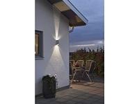 Imola wandlamp PowerLED grijs gelakt aluminium 2 x 3W 17cm 7928-310 - thumbnail