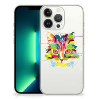 iPhone 13 Pro Max Telefoonhoesje met Naam Cat Color - thumbnail