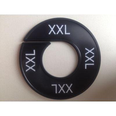 Maatring zwart/wit XXL