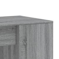 Bureau 102x50x75 cm bewerkt hout grijs sonoma eikenkleurig - thumbnail