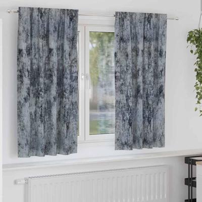 VidaXL Velvet gordijnen 2 pcs zilvergrijs 175 x 140 cm fluweel