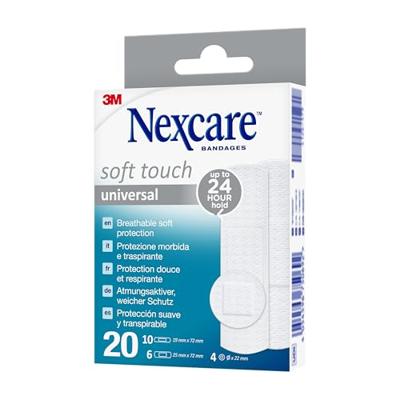 Nexcare 3m Soft Touch Universal Assort. Strips 20