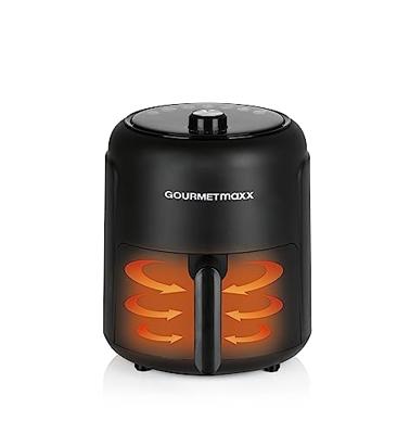 GourmetMaxx Heißluft-Fritteuse 2,3l 1000W schwarz Airfryer 1000 W Zwart GourmetMaxx Heißluft-Fritteuse 2,3l 1000W schwarz Airfryer 1000 W Zwart