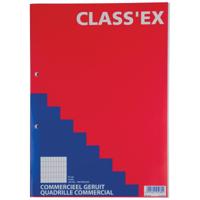 Class'ex cursusblok, commercieel geruit, blok van 100 vel - thumbnail