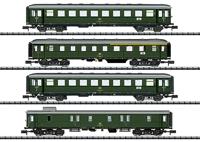 MiniTrix 18709 N set van 4 personenrijtuigen Lokaal verkeer van de DB, MHI - thumbnail