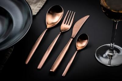 Mepra Bestekset Stiria Bronzo Ice - Gematteerd - RVS - 24-delig / 6 personen