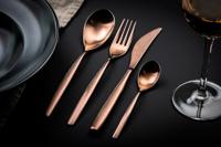Mepra Bestekset Stiria Bronzo Ice - Gematteerd - RVS - 24-delig / 6 personen - thumbnail