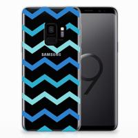 Samsung Galaxy S9 | TPU bumper | Zigzag Blauw - thumbnail