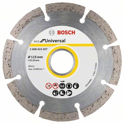 Bosch Accessories 2608615027 2608615027 Diamanten doorslijpschijf 115 mm 1 stuk(s) Beton, Baksteen, Kalksteen, Dakpan