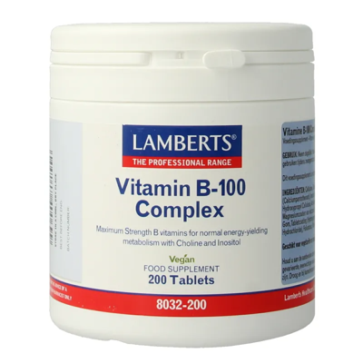 Lamberts Vitamine B-100 Complex Tabletten Lamberts Vitamine B-100 Complex Tabletten