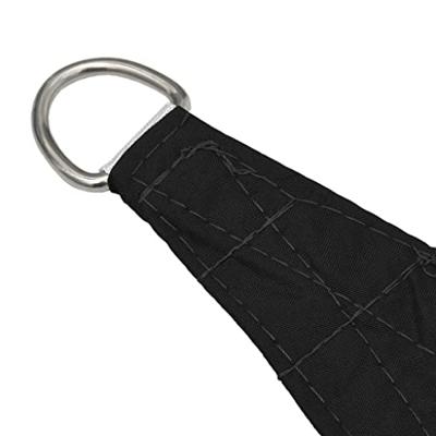 VidaXL Zonnescherm vierkant 2x2 m oxford stof zwart