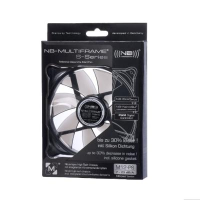 NoiseBlocker M12-PS PC-ventilator Zwart, Grijs (b x h x d) 120 x 120 x 25 mm